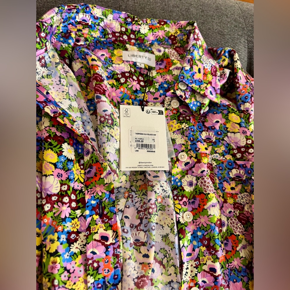 Elegant Silk Blouse Liberty 150 - Picture 6 of 6